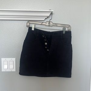 black denim skirt size small